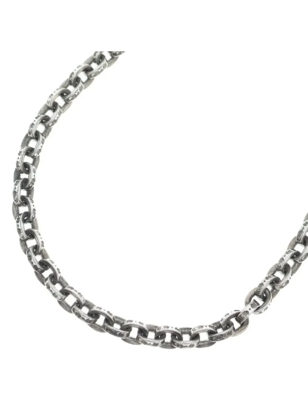 Chrome Hearts Paper Chain 18 Necklace Silver